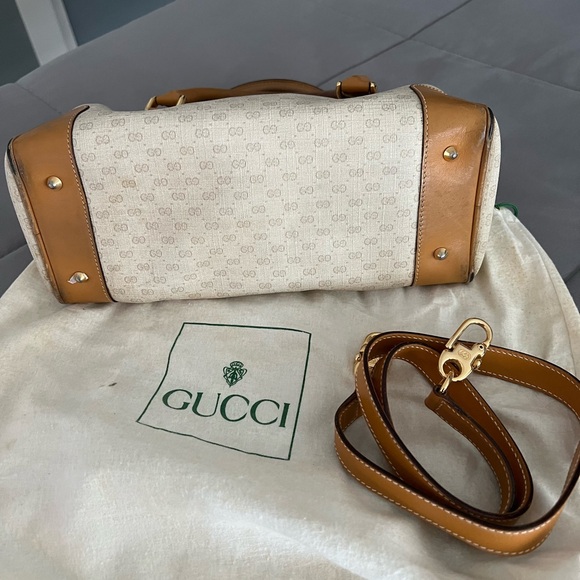 Gucci brown micro Gg small tote - Picture 5 of 5